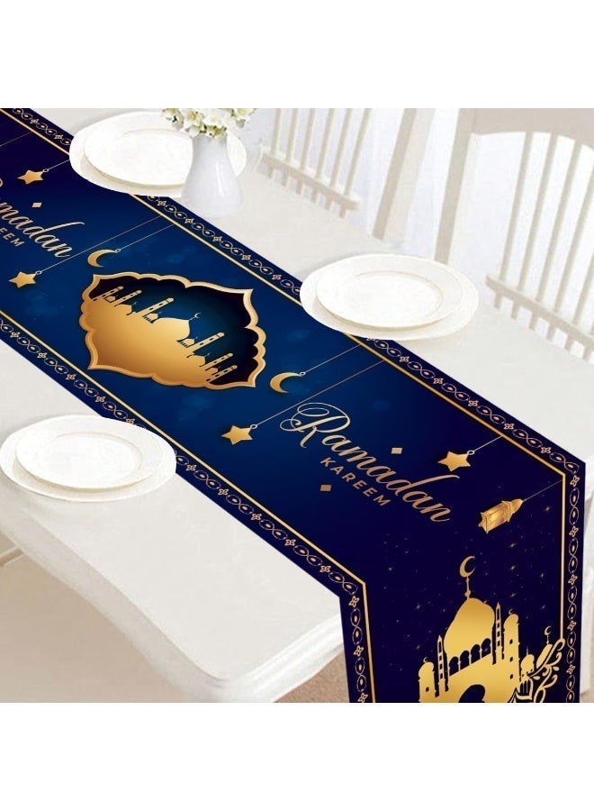 لارافيل مفرش طاولة رمضان زينة مفارش إسلامية حفلة مسجد عيد مبارك مستلزمات الزينة مفرش طاوله - Image 4